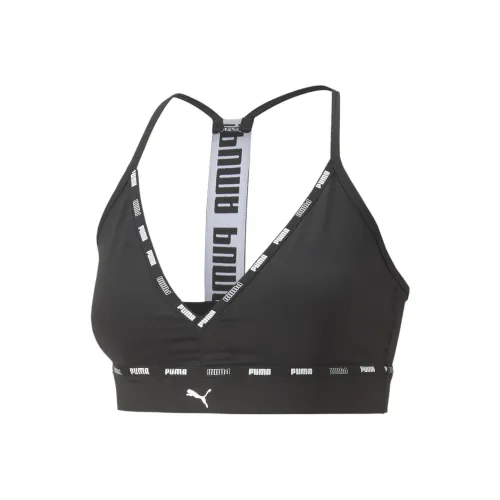 PUMA Low Impact PUMA Strong Strappy Бюстгальтер Спортивное белье Женские Черный