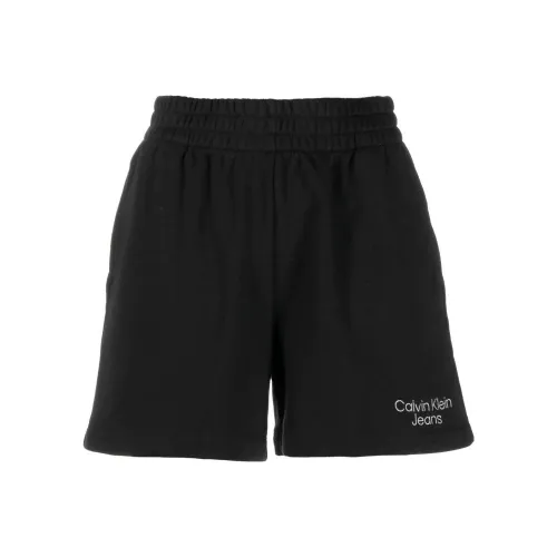 Calvin Klein Черные Женские Спортивные Шорты
