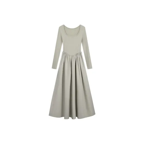 MISS VIGOR Длинное платье с длинными рукавами женское