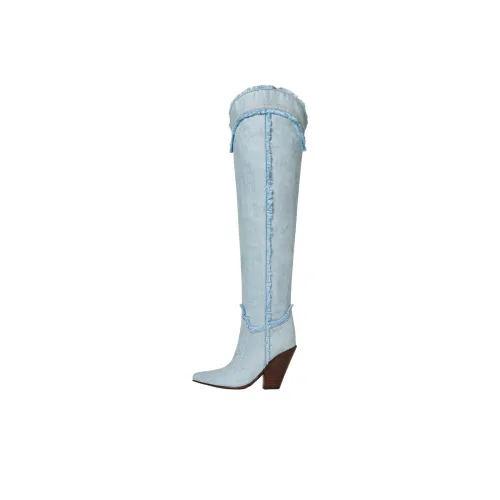 SONORA BOOTS Over The Knee Boots Высокие Синий Женские