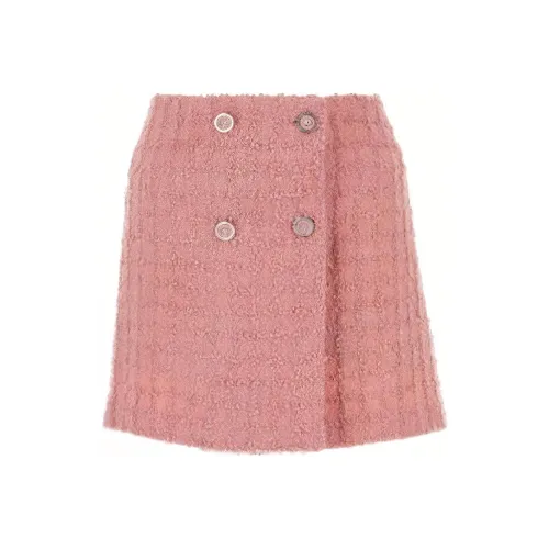 VERSACE Повседневные короткие юбки Женские Розовый
