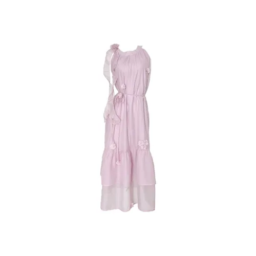 AURORA MUSE Без рукавов Платье Женское Розово-фиолетовое