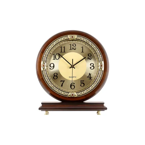 HENSE Кварцевый механизм деревянные настольные часы унисекс кофе модель HD297