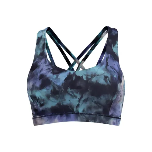 lululemon Free To Be Serene Luxtreme™ Ткань Спортивное белье Женские Shooting Stars Washed Print Смешанный цвет