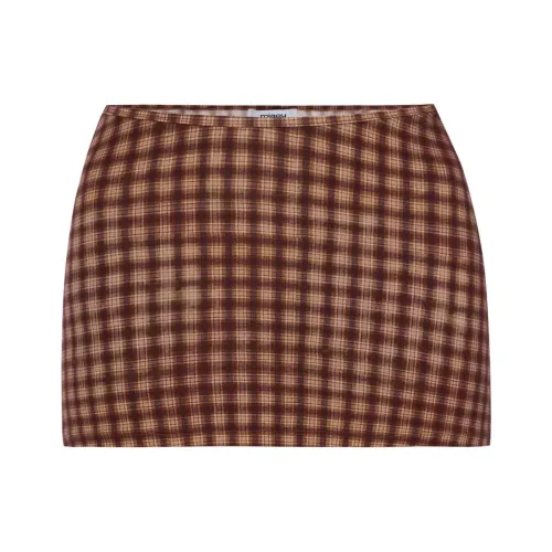 Miaou Elektra Юбка Повседневная Короткая Юбка Женская Коричневая