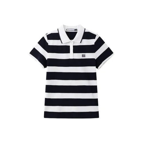 Elle Active Белый Темно-синий Синий Женское Поло