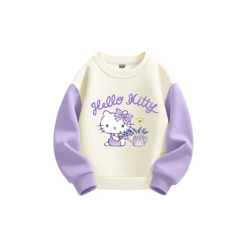 Hello Kitty Свитшот Галстук Лаванда Таро Фиолетовый Детский