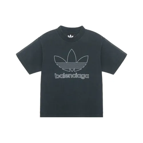 Balenciaga x Adidas Originals T-Shirt FW22 Regular Fit Dark Green Baby