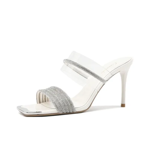 CAMEIDO Slip-он Устойчивые Тапочки Женские Экрю