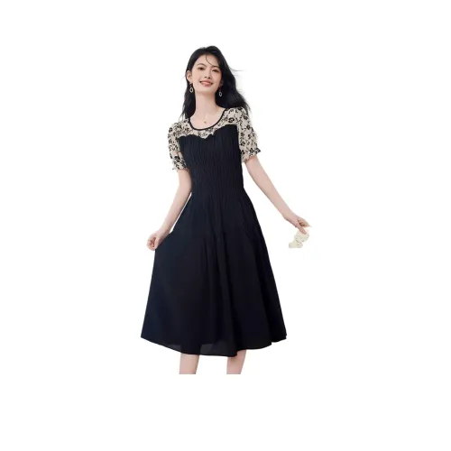 Like The Age Of Water Платье Женское Черное