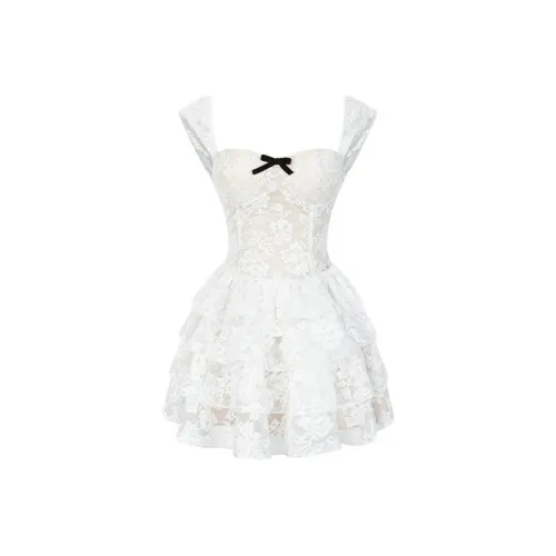 XIAOJUCHUANLI Юбка-платье Женское Белое