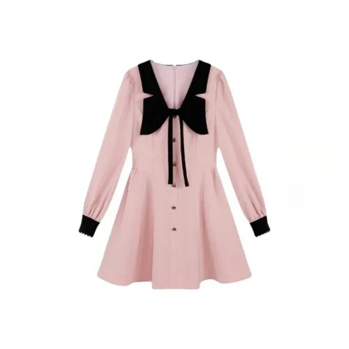 Oddgoods Длинное платье с длинными рукавами женское