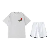 2 пачки (Белый Фотиния Серый Топ + Белые Шорты)