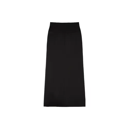 JIL SANDER Черные Женские Повседневные Длинные Юбки
