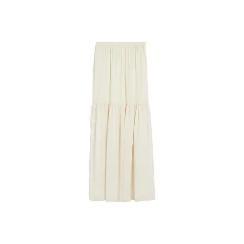 MaxMara Повседневный Длинный Юбка Женские Экрю