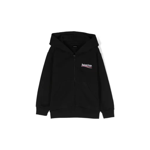 Balenciaga FW22 Свитшот Свободного кроя Черный Детский