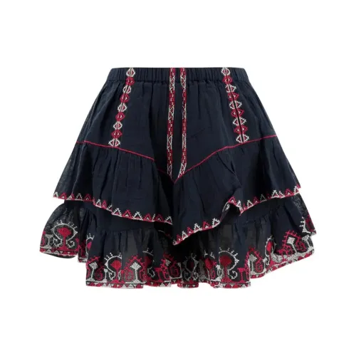 ISABEL MARANT Черная Женская Повседневная Короткая Юбка