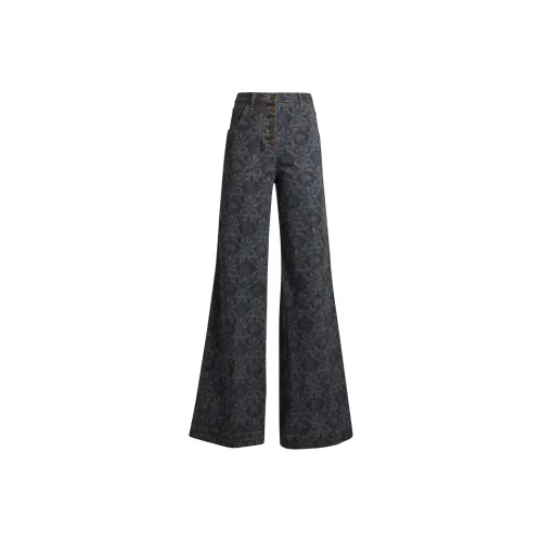 ETRO Серые Женские Джинсы