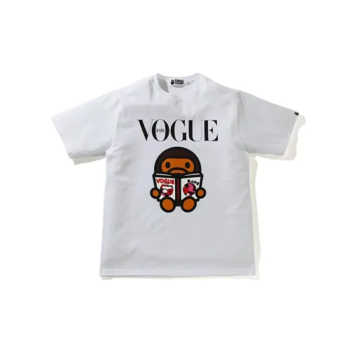 A BATHING APE Bape X Vogue Joint Collection T-Shirt Детский Белый