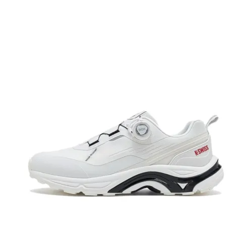 K·SWISS Беговые кроссовки Low Top 196 Wimbledon Белый/Чисто Черный/Винтажный Красный Мужской