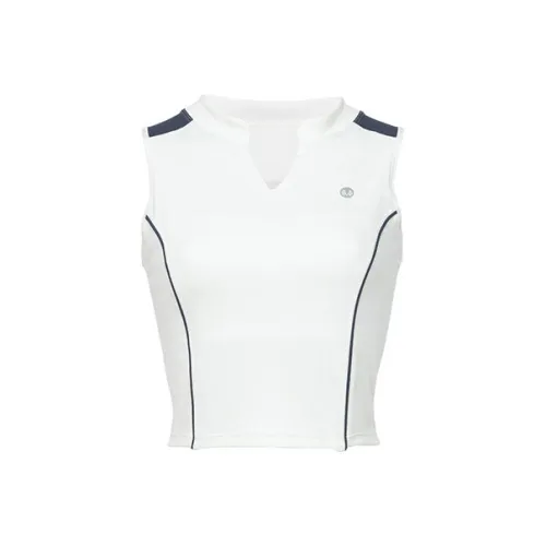 Sumday Athletics Белые Женские Спортивные Майки Без Рукавов