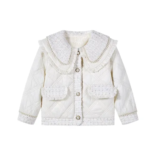 Disney Хлопковый пуховик Бежевый для детей 3-7 лет