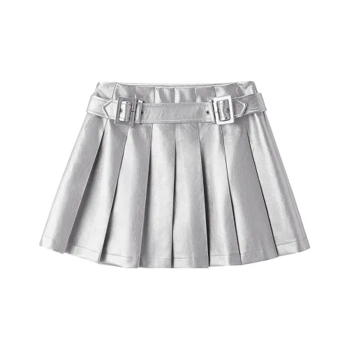 LEDIN Повседневные короткие юбки Женские Серебряные