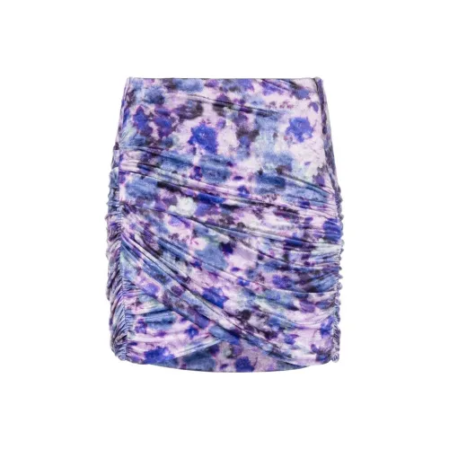 ISABEL MARANT Фиолетовый Женские Повседневные Короткие Юбки