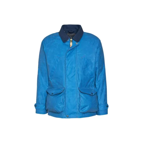 MANIFATTURA CECCARELLI Кабан Куртки и Пальто Мужской Средний Синий