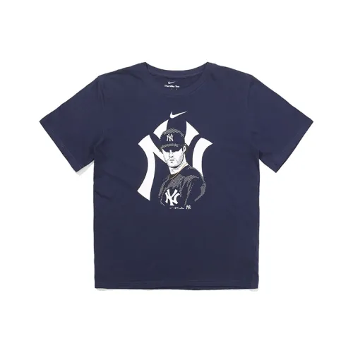 NIKE Темно-синие Kids T-рубашки