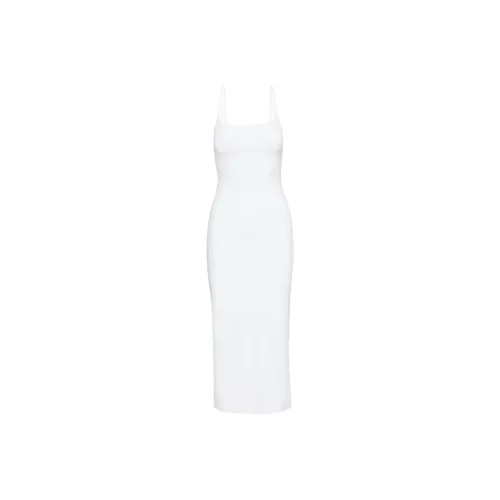 ARITZIA Тень Cami Maxi Dress Slip Платье Женские Bright White Bright White