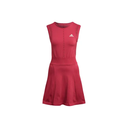 Adidas PRIMEKNIT Без рукавов Платье Женское Розовое