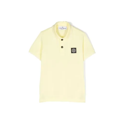 STONE ISLAND T-рубашка Желтая Детская