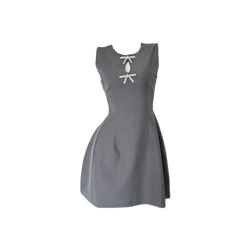 MISSHONEY MH Без рукавов Платье Женское Серое