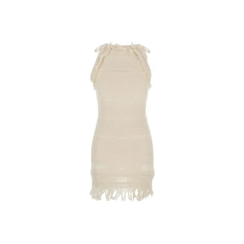 ISABEL MARANT ETOILE SS25 Без рукавов Платье Женское Бежевый