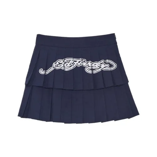 Ed Hardy Синие Женские Повседневные Короткие Юбки