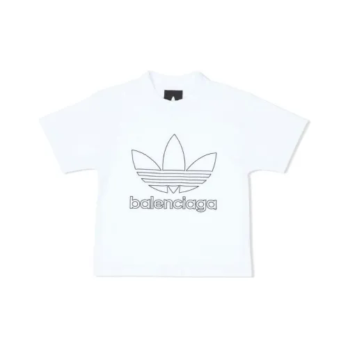 Balenciaga x Adidas Originals T-Shirt Regular Fit White Baby