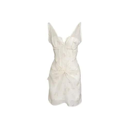 CPAURA Платье-комбинация Женское Абрикосовое