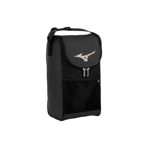 Mizuno Синтетическая кожа Обувь Коробка Сумка Сумка Унисекс Черный Золотой