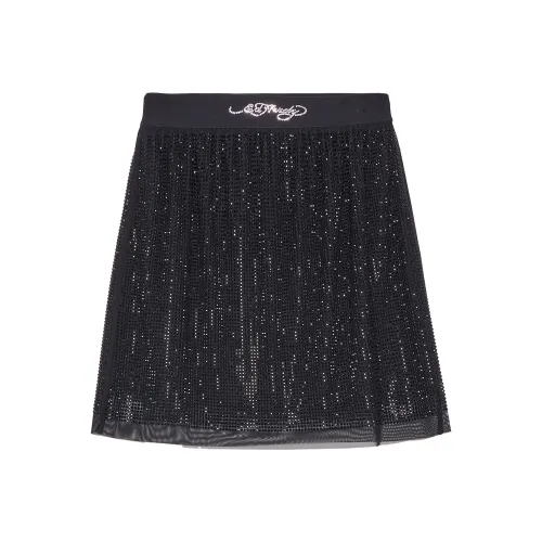 Ed Hardy Черный E1PBW373 Женские Повседневные Короткие Юбки