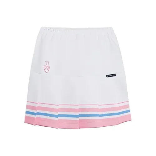 CORALIAN Повседневные короткие юбки Женские Белые