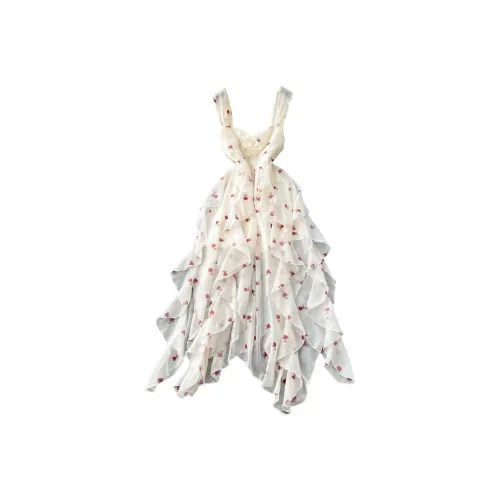 CHARM GLOW Slip Платье Женское Абрикос