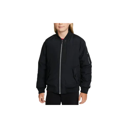 Джордан Хлопковый пуховик Черный Детский