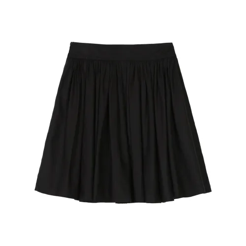 Lalaglow Повседневные короткие юбки Женские Черный