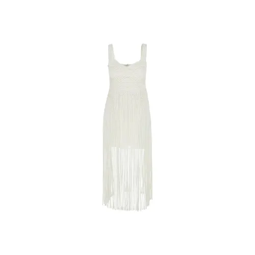 JONATHAN SIMKHAI SS25 Без рукавов Платье Женское Белое