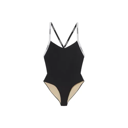 Burberry Черные Женские Ван-Пис Купальники