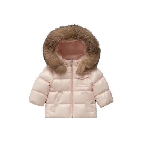 MONCLER Хлопковый пуховик Детская одежда K2 Пуховик Розовый Infant And Toddler