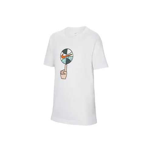 Nike SS23 Resistant High Basketball Series T-Shirt Legend 'CHBL' White Children's