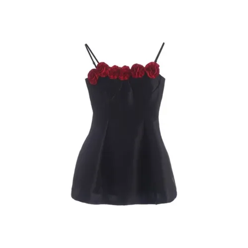 SECFLY OFFICIAL Slip Платье Женское Черное