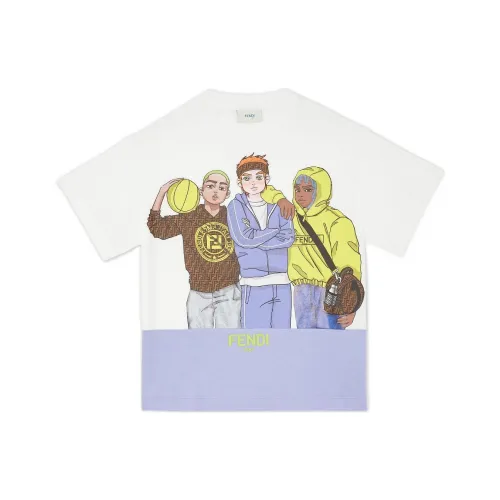 FENDI Белая Kids T-рубашка